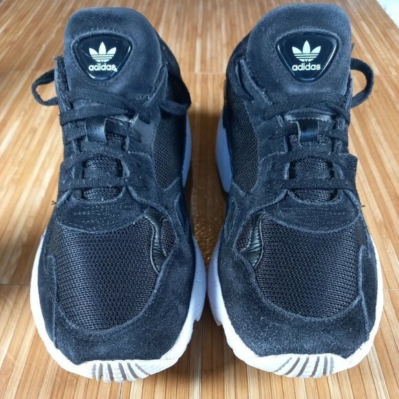 Adidas Falcon Sneakers In Core Black/Cloud White Size 9 - Picture 6 of 7
